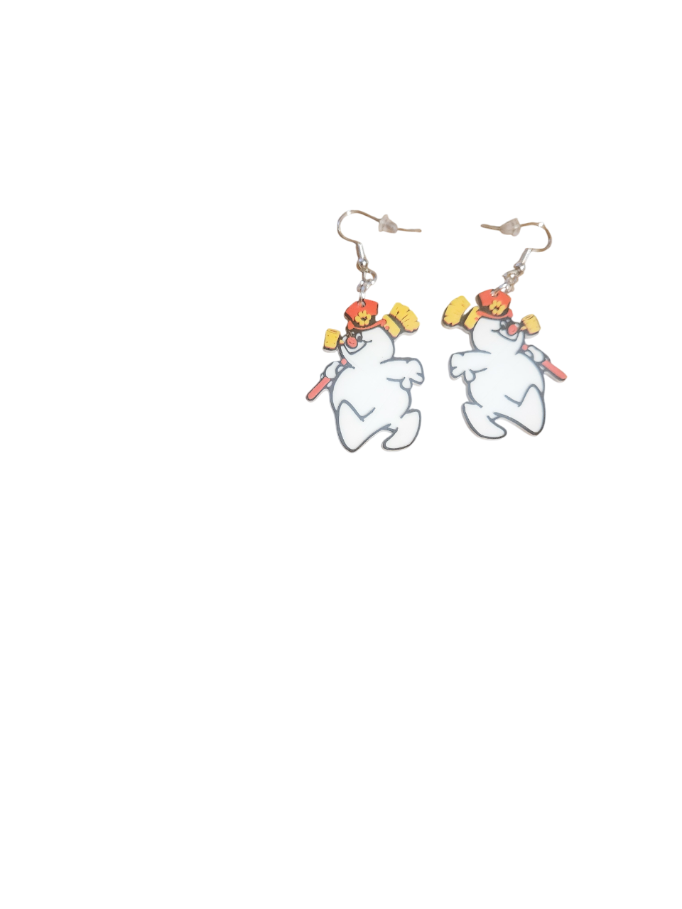 Santa and Snowman Earrings