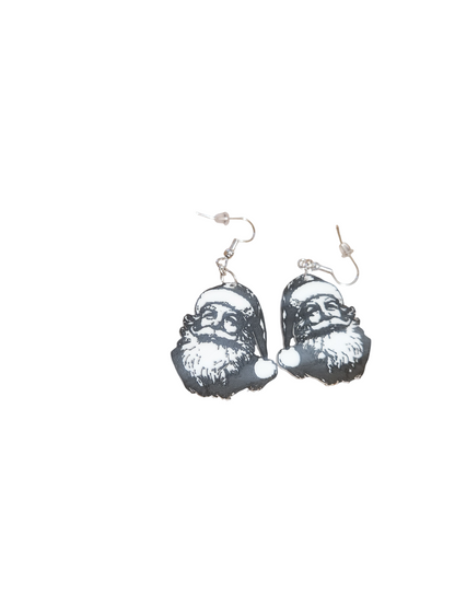 Santa and Snowman Earrings
