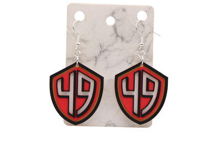 San Francisco Football Collection – 3D Printed 49ers Earrings