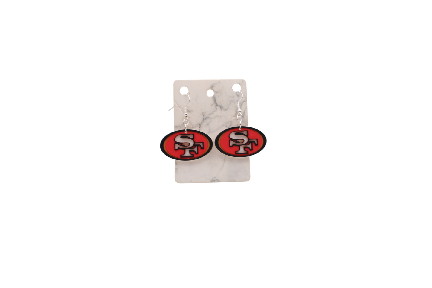 San Francisco Football Collection – 3D Printed 49ers Earrings