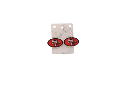 San Francisco Football Collection – 3D Printed 49ers Earrings
