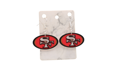 San Francisco Football Collection – 3D Printed 49ers Earrings