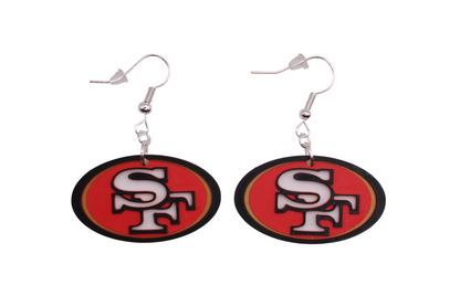 San Francisco Football Collection – 3D Printed 49ers Earrings