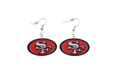San Francisco Football Collection – 3D Printed 49ers Earrings