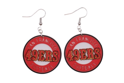 San Francisco Football Collection – 3D Printed 49ers Earrings