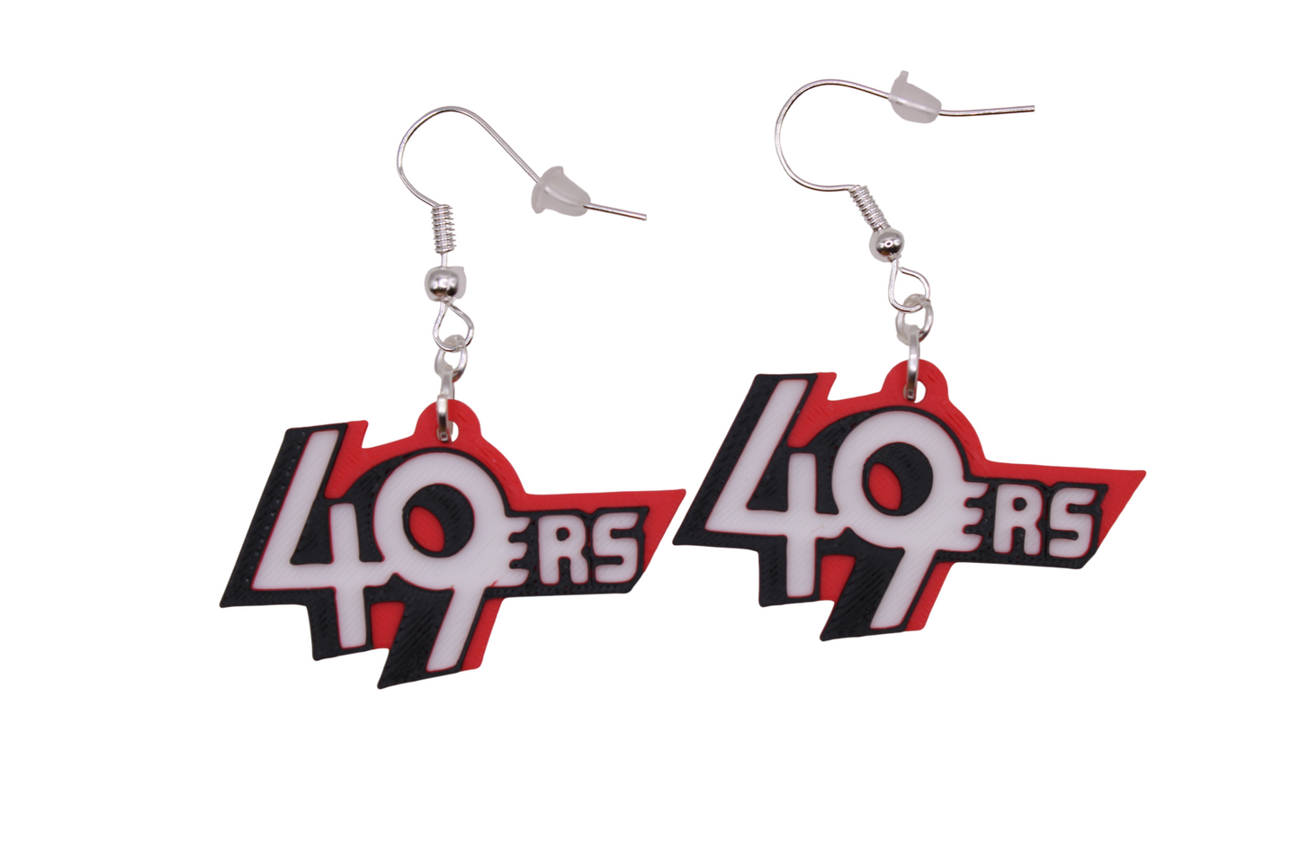 San Francisco Football Collection – 3D Printed 49ers Earrings