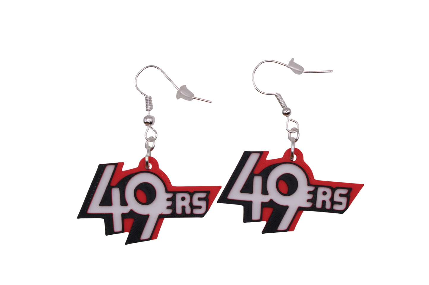 San Francisco Football Collection – 3D Printed 49ers Earrings