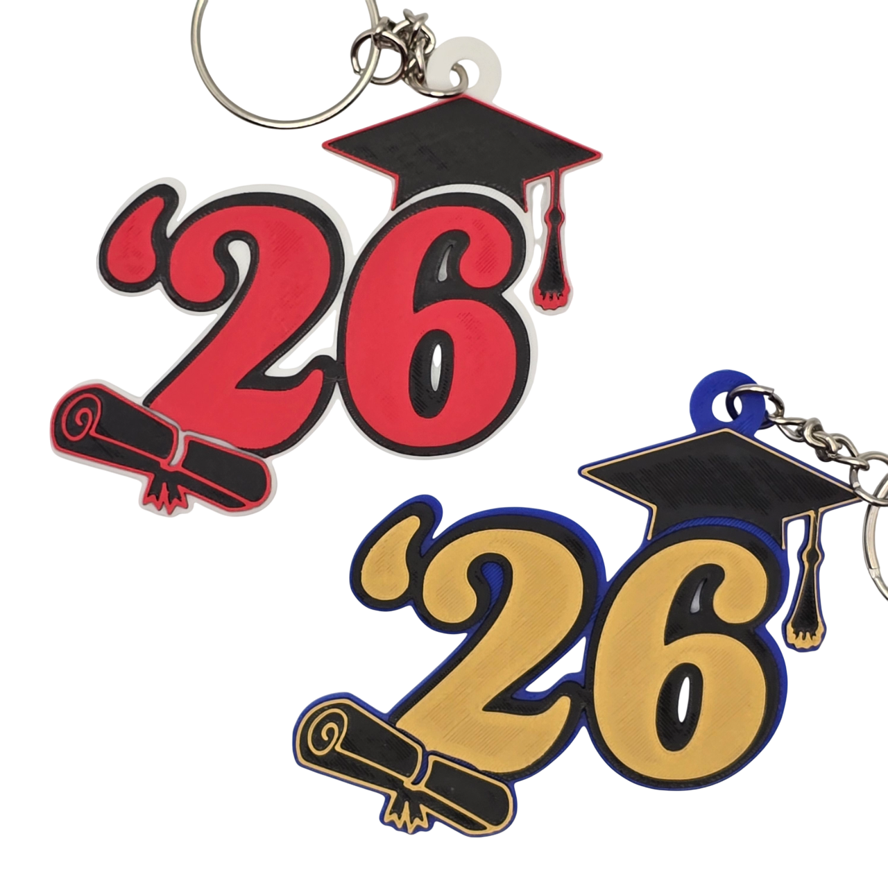 '26 Graduation Cap Keychain