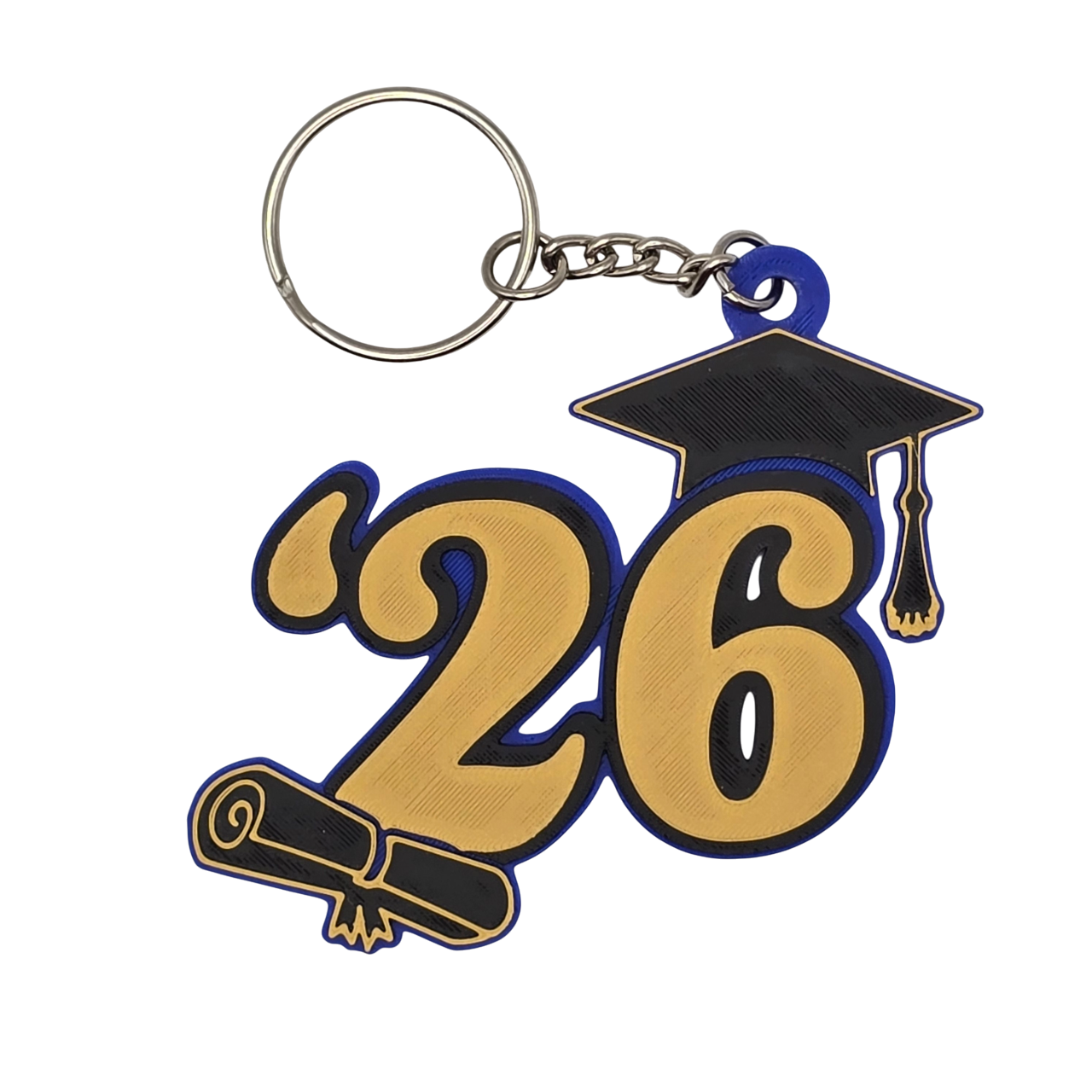 '26 Graduation Cap Keychain