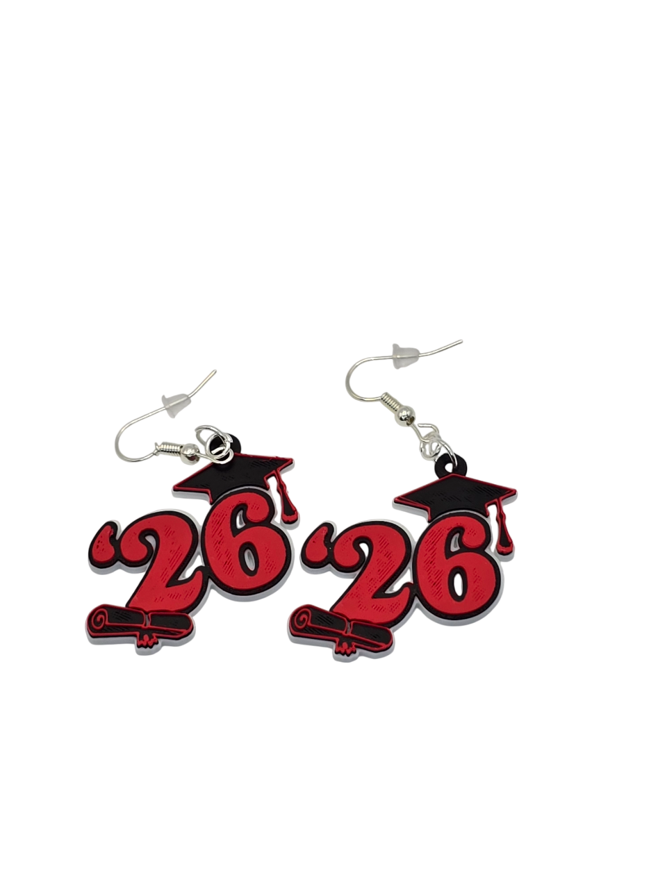 '26 Graduation Cap Earrings