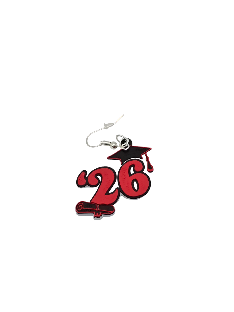'26 Graduation Cap Earrings