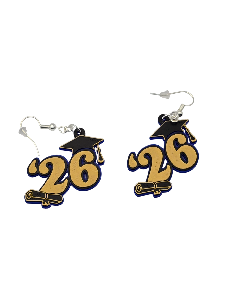 '26 Graduation Cap Earrings