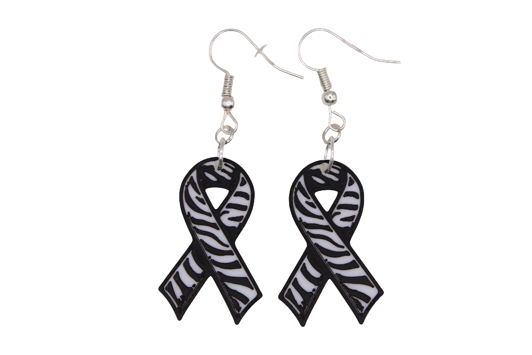 Rare Disease Earrings - 3D Printed