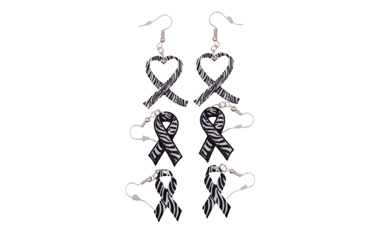 Rare Disease Earrings - 3D Printed