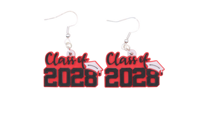 Class of 2028 Cap Earrings