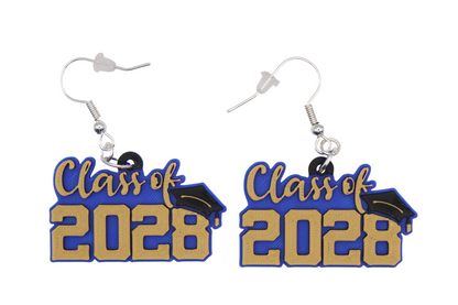 Class of 2028 Cap Earrings