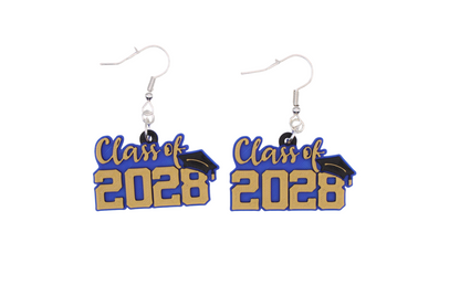 Class of 2028 Cap Earrings