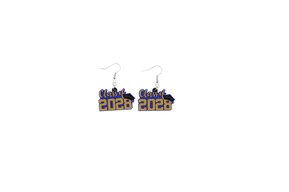 Class of 2028 Cap Earrings