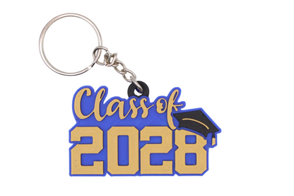 Class of 2028 Cap Keychain