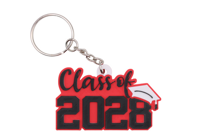 Class of 2028 Cap Keychain