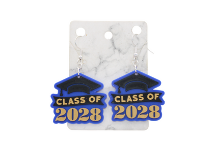 Class of 2028 Banner Earrings