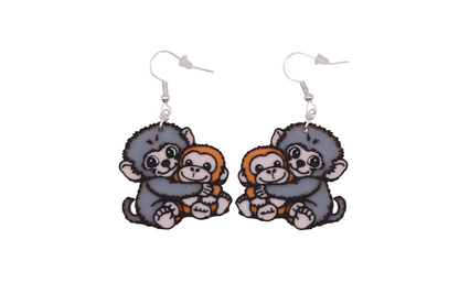 Monkey Earrings
