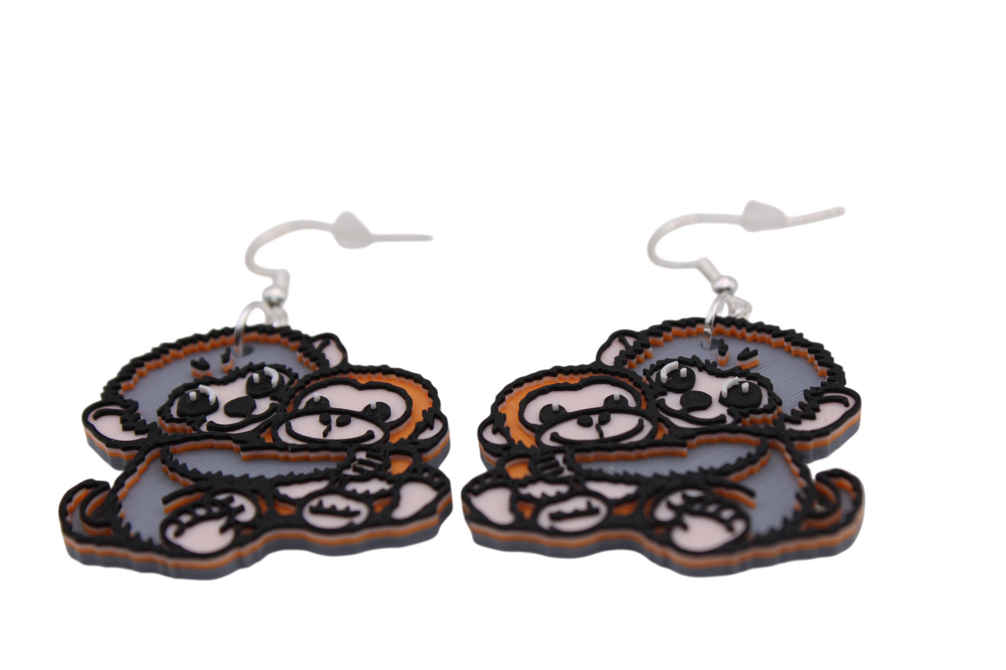 Monkey Earrings
