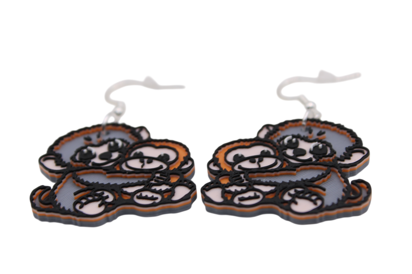Monkey Earrings