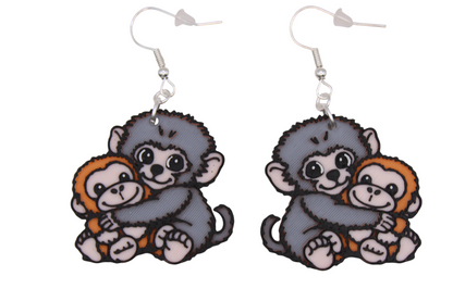 Monkey Earrings