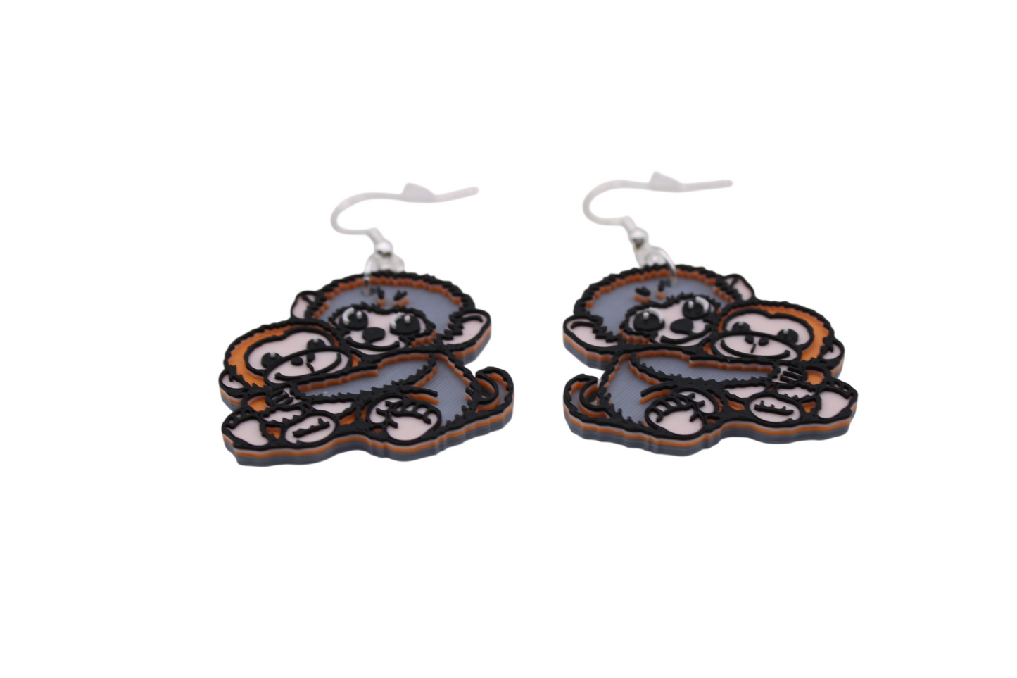 Monkey Earrings