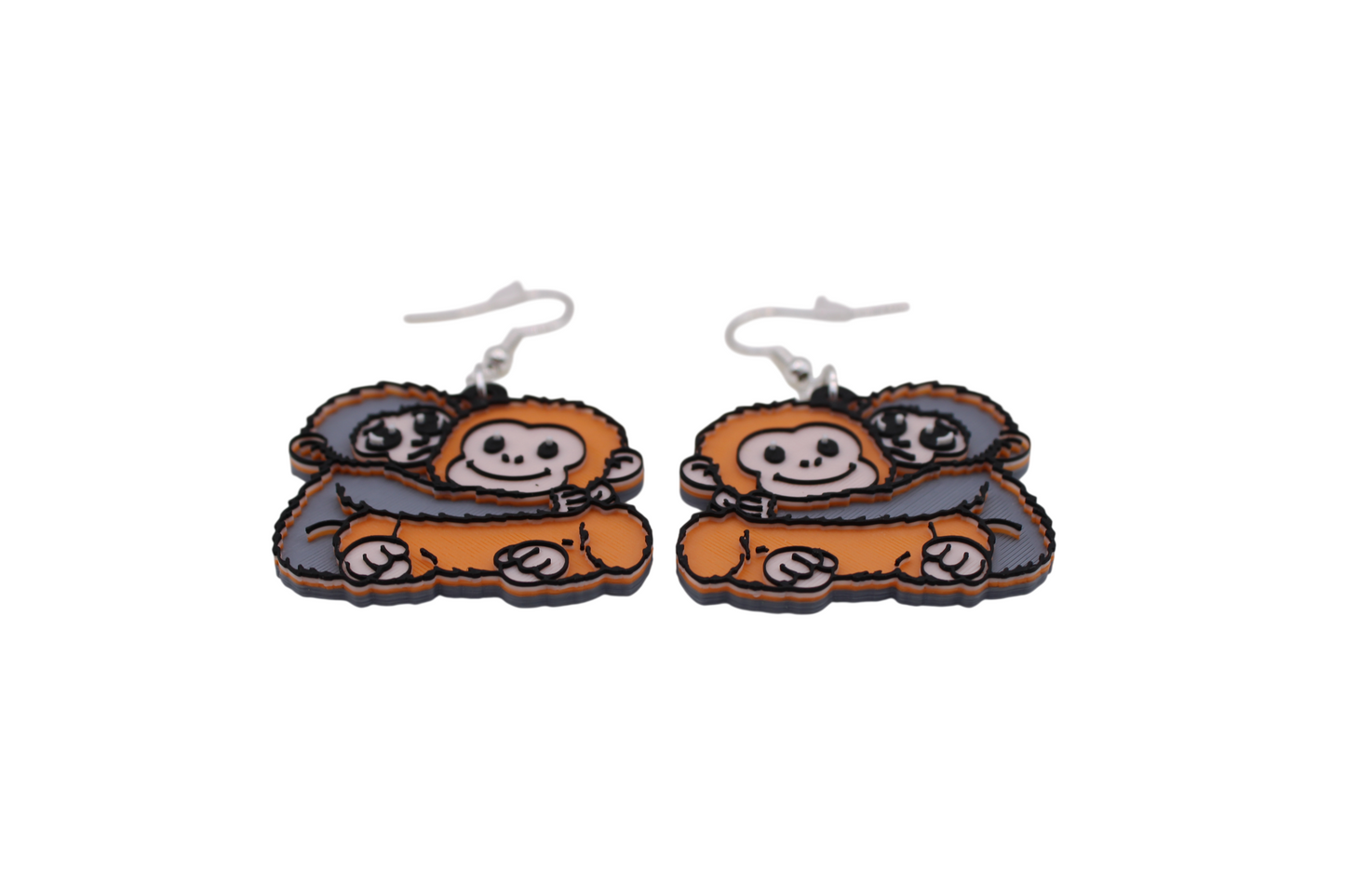Monkey Earrings