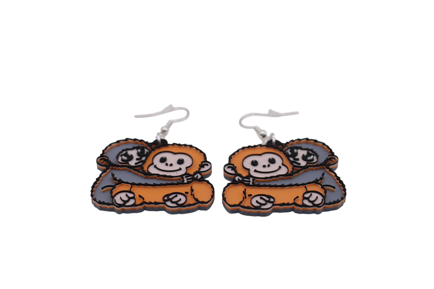 Monkey Earrings
