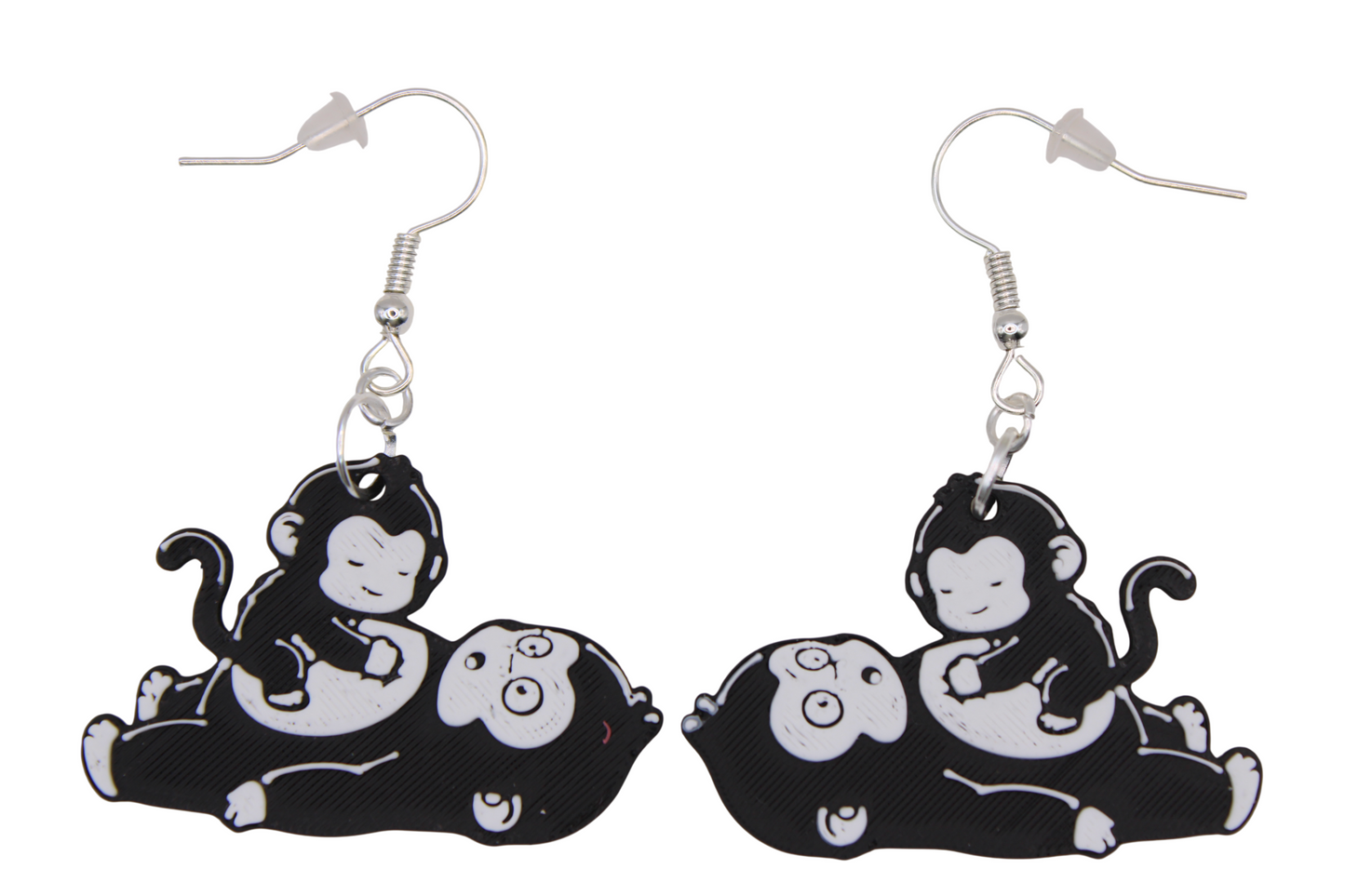 Monkey Earrings