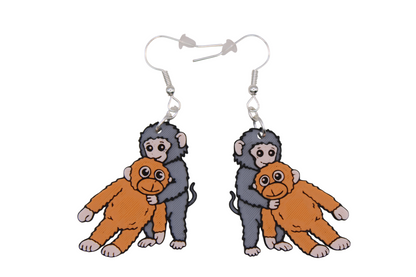 Monkey Earrings