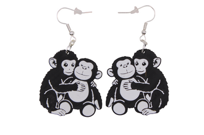 Monkey Earrings