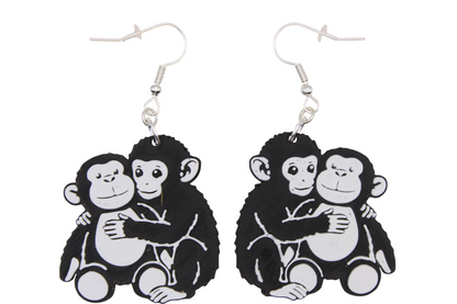 Monkey Earrings