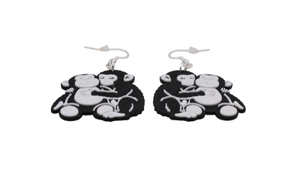 Monkey Earrings