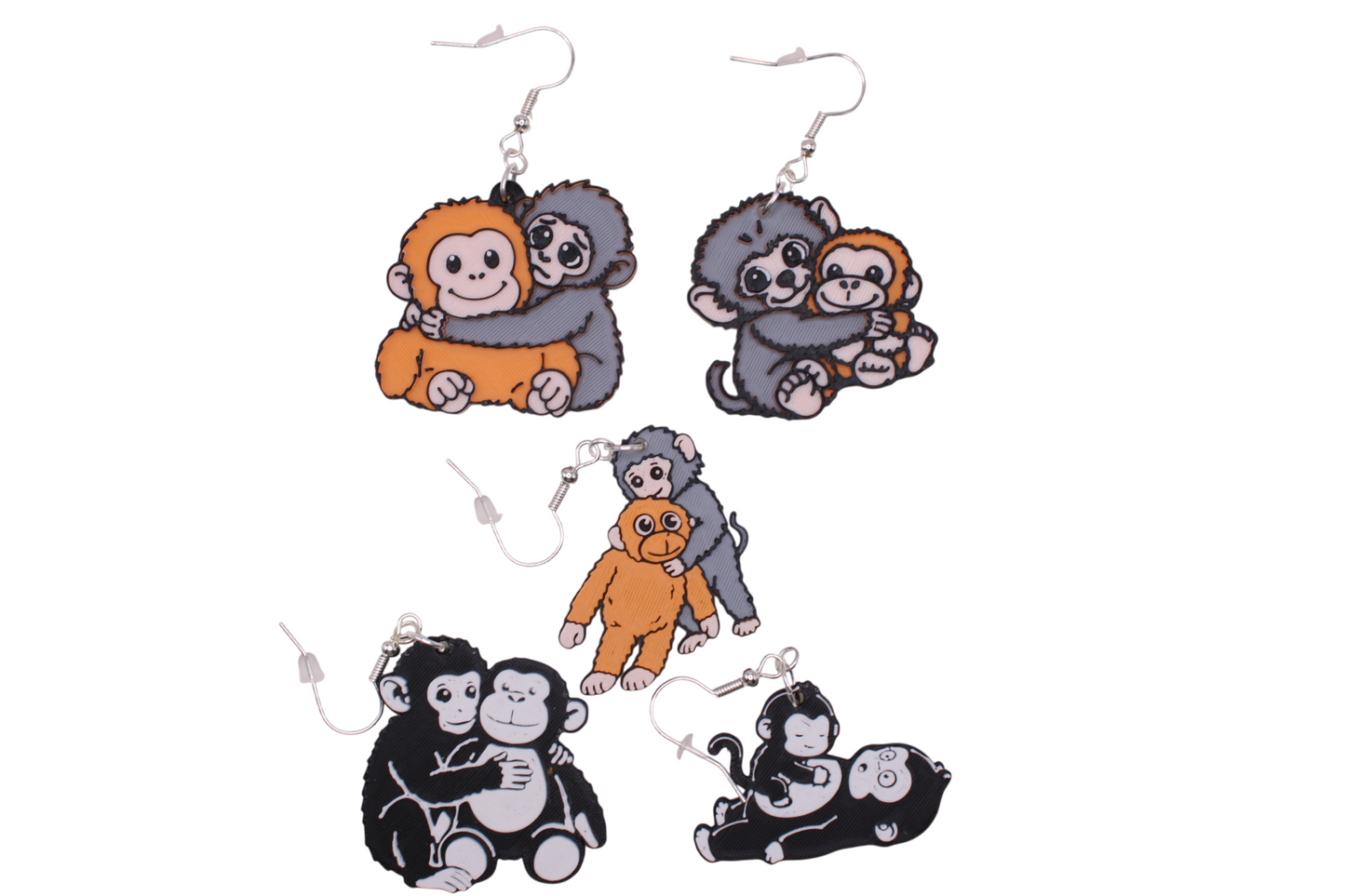 Monkey Earrings
