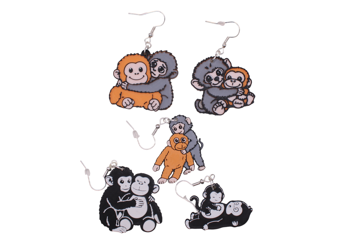 Monkey Earrings
