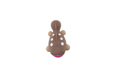 3D-printed brown Clodsire Pokemon figure with open mouth, sitting on a plain white background