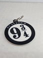 9 and 3 quarters Keychain - Erratically Eccentric Creations