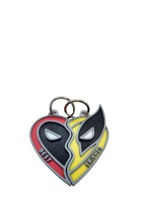 Deadpool and Wolverine Keychain