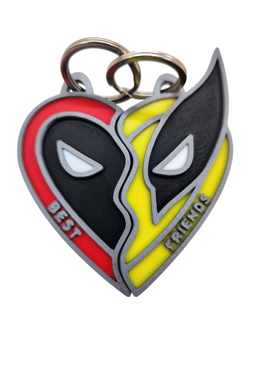 Deadpool and Wolverine Keychain