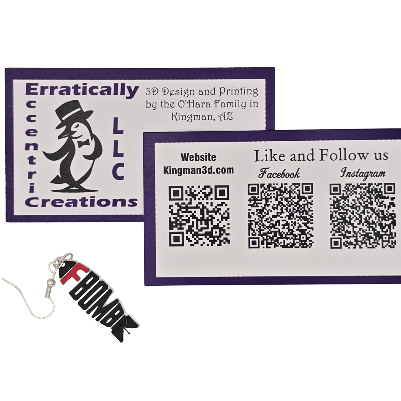 F Bomb Earring Collection