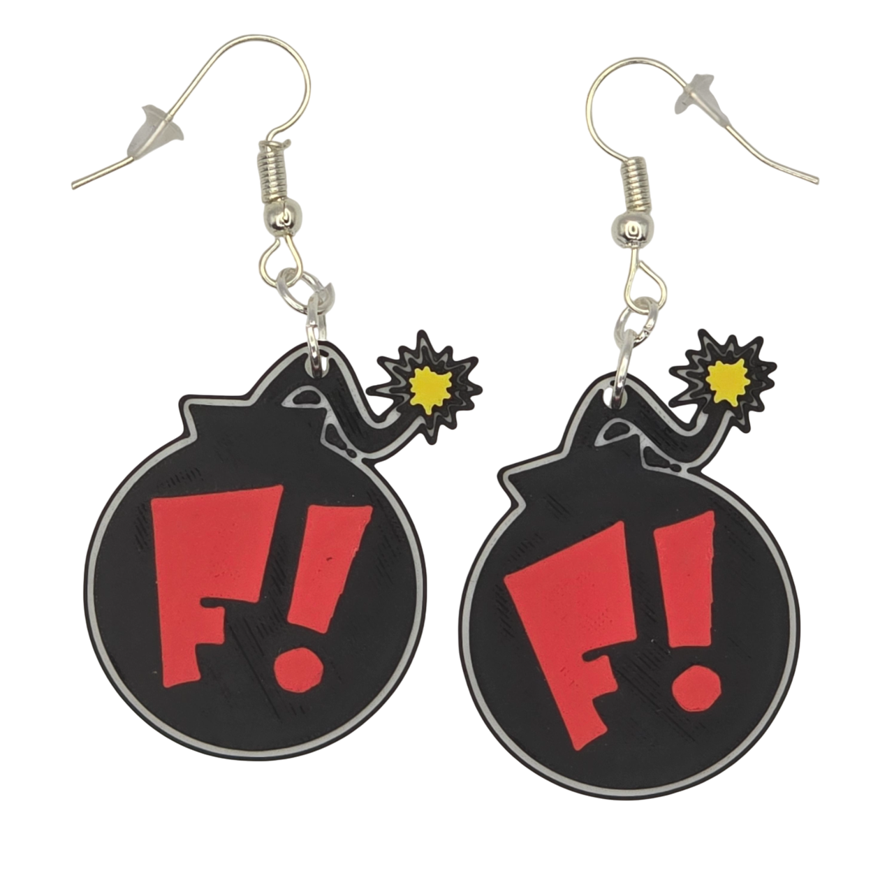 F Bomb Earring Collection