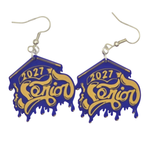 Senior Fancy 2027 Earrings