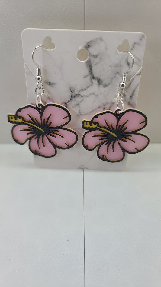 Hibiscus Earrings