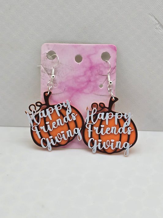 Happy Friendsgiving Earrings