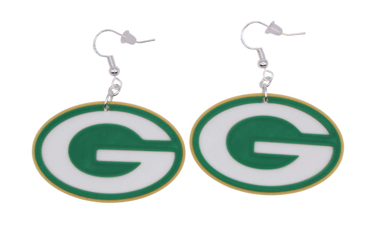 Green Bay Packers Earrings