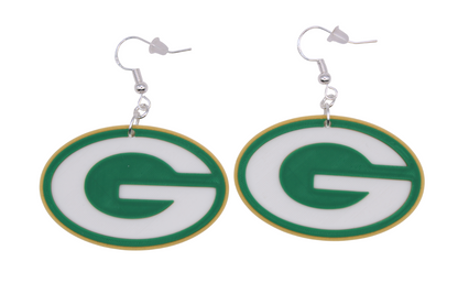 Green Bay Packers Earrings